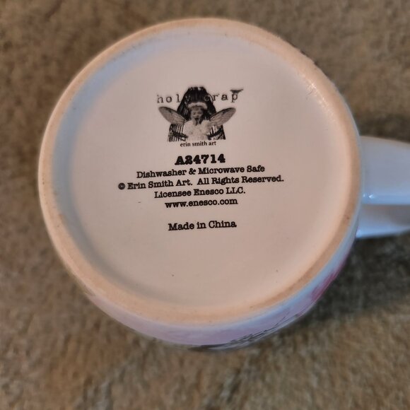 Vintage Holy Crap Mug, Erin Smith Art Coffee Cup - Picture 7 of 14